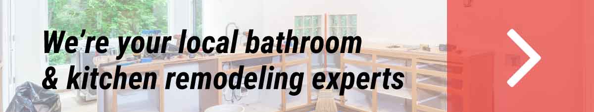 Call us today to get your bathroom or kitchen remodeled! We're your local plumbing experts!